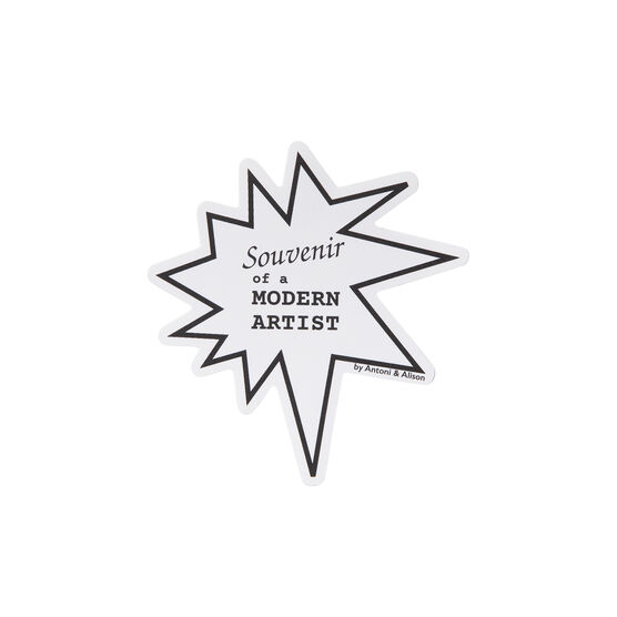 Souvenir of a Modern Artist sticker